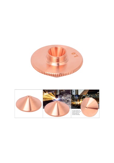 Yunboo M11 Dişli Bakır Lazer Ucu 1.5mm - Co2 Ve Fiber Lazer Kesim Makineleri İçin - Hızlı Kesim Ve Uzun Ömürlü