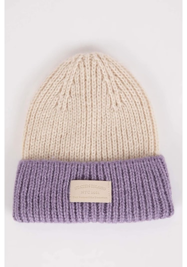 DeFacto Kadın Dokuma Etiketli Triko Bere A5635AX24WNPR46