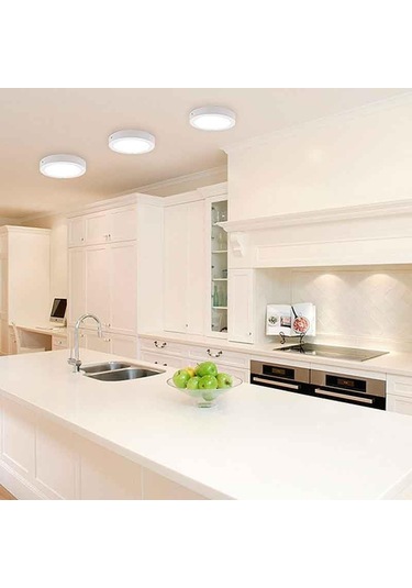 Yüzeye Monte Edilebilen Yüksek Verimli 6w Led Tavan Lambası - Nötr Beyaz Çok Renkli