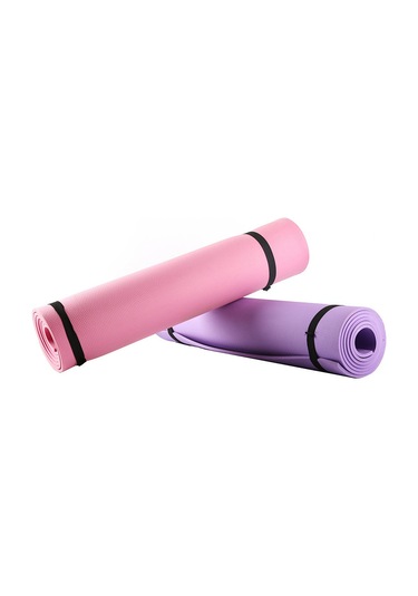 Ranyeek 6mm Eva Anti Kayma Yoga Matı - 173x61cm Pilates, Plank İçin - Pembe Pembe