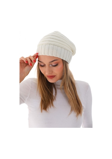 Kadın Ipli Ekru Bere Ekru