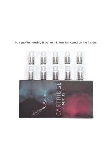 Yifomall 10 Adet Tek Kullanımlık Dövme İğne Kartuşu, Kaş, Göz Kapağı Ve Dudak İçin Yüksek Kaliteli Dövme Malzemeleri 7rl