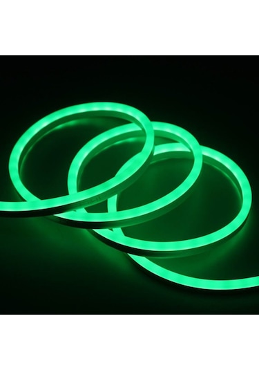 24v Neon Şerit Led Yeşil Işık
