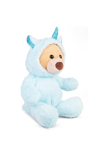 Halley Oyuncak Boynuzlu Ayı 40 Cm - Mavi Standart Mavi