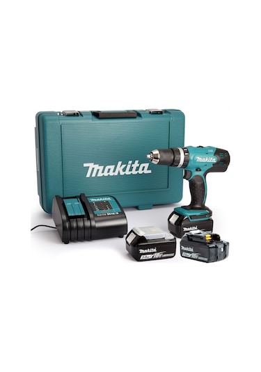 Makita DHP453SFE3 18V 3.0 Ah Li-ion Üç Akülü Darbeli Matkap Vidalama
