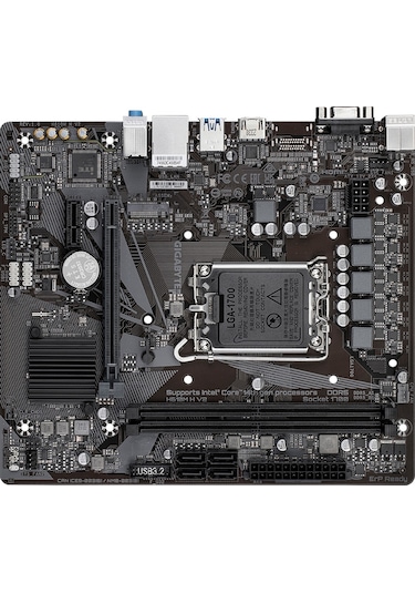 Gıgabyte H610m H V2 Ddr5 5600mhz Oc Hdmı M.2 Matx 1700p