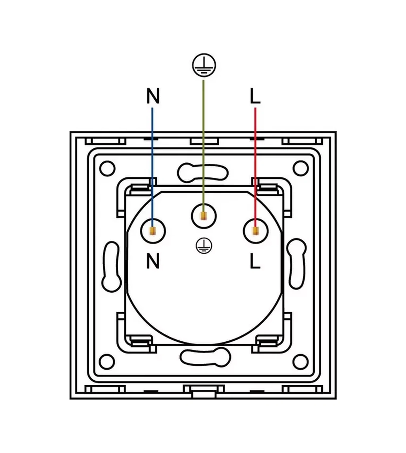 Tocterra Tekli Siyah Topraklamalı Ve Kapaklı Priz 221512607 Tava-yao