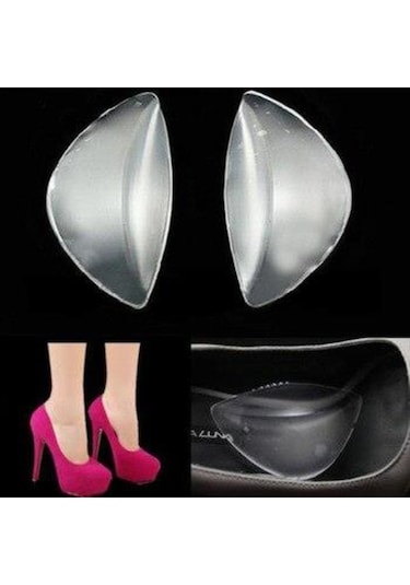 Silikon Ark Destek Şeffaf İçe Basma Engelleme Düz Taban Önleyici