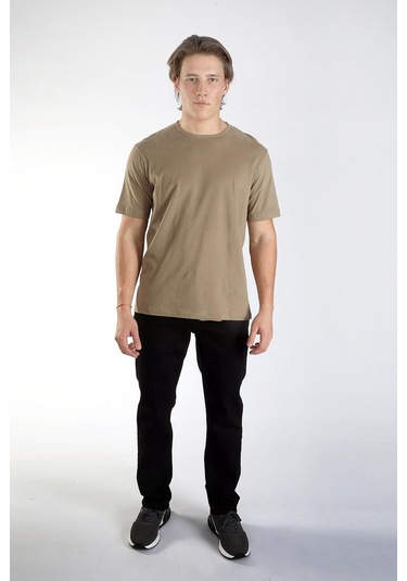 Lee Cooper Marelo Erkek O Yaka T-shirt Vizon-17925-vızon Vizon