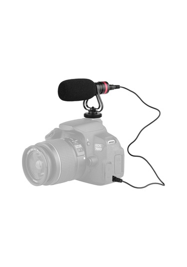 Jms Anti-şok Montajlı 3,5 Mm Trs Ve Trrs Ses Çıkışlı Kardioid Yönlü Kondenser Mikrofon