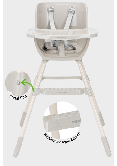 Wellgro Ergo Mama Sandalyesi, Taş Rengi