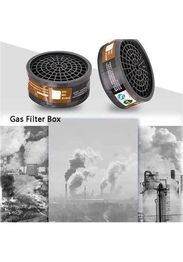 Trendooze 8200 Toz Geçirmez Maskesi - Yarım Tam Yüz Koruma