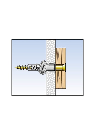 Fischer Ux 10 60 Kenarlı Üniversal Dübel 600 Lü