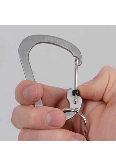 Nite Ize Slidelock Paslanmaz ÇElik Karabina 3lü Paket-Siyah