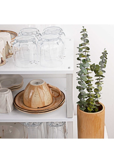 Porsima ORG-01 4lü Raf Düzenleyici - Dolap İçi Düzenleyici Raf Beyaz