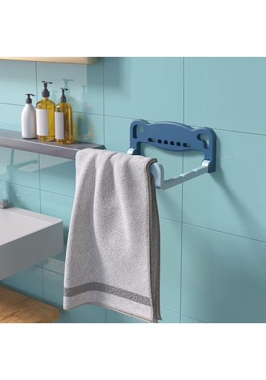 Suntek Lavabo Raf Punch Lavabo Banyo Duş Mavi Için