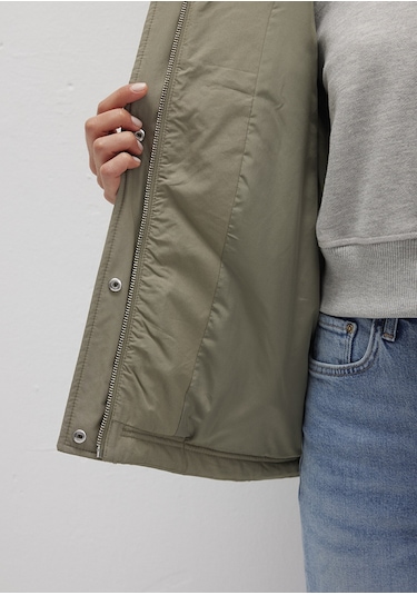 Mavi - Kapüşonlu Haki Ceket 1110348-71818 Yeşil