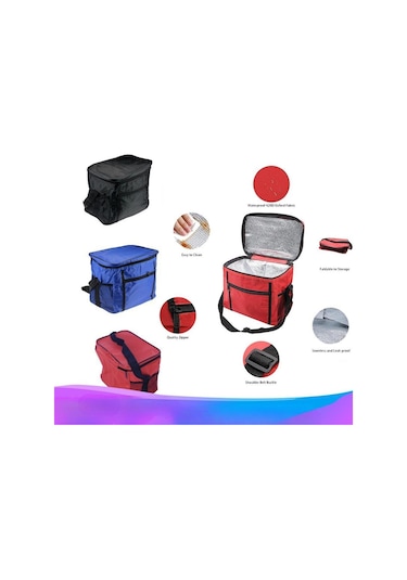 Suntek Yalıtımlı Soğutucu Çanta İkram Ofisi Dış Siyah