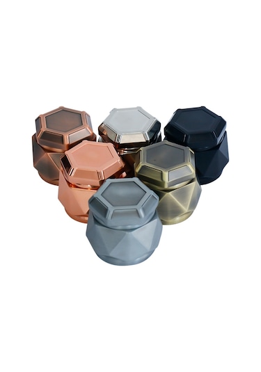 Vıp-Elm-Rose Premıum Grınder 63 MM 5 Kat Herbal Baharat Öğütücü Parçalayıcı