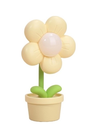 Metabagua Mini Çiçek Gece Lambası 3vzjff Mor - Sarı