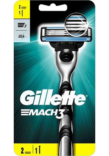 Gillette Mach3 2 Yedekli Tıraş Makinesi