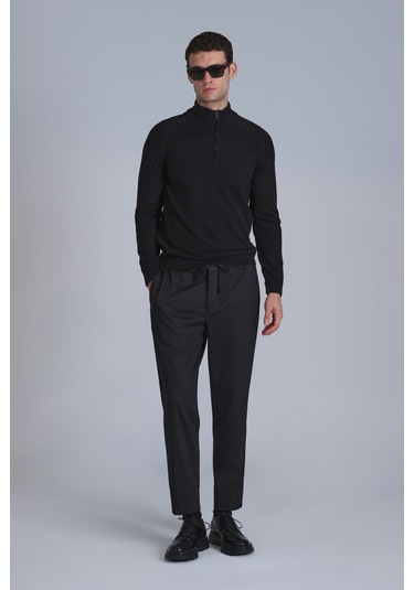 Lufian Erkek Kazak 112090141 Siyah Siyah