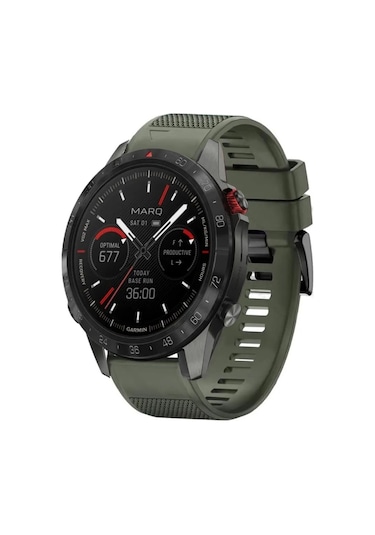 Sones Garmin Marq Athlete Gen 2 22mm Hızlı Açılan Silikon Saat Kordonu