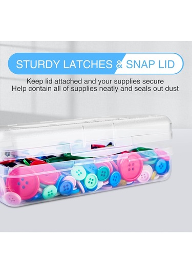 Sooez 3'lü Kalem Kutusu, Büyük Boy Kalem Kutusu, Şeffaf Tebeşir Kutusu, Kalem Düzenleyici, Kapaklı Plastik Saklama Kabı Th