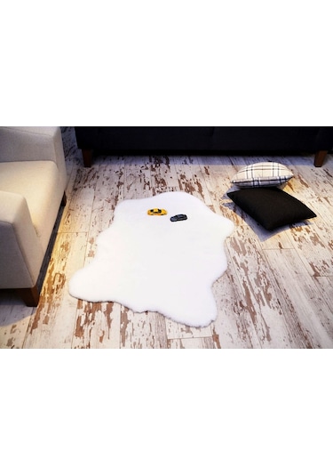 Tappeto Re x  Tavşanı Post Peluş Beyaz