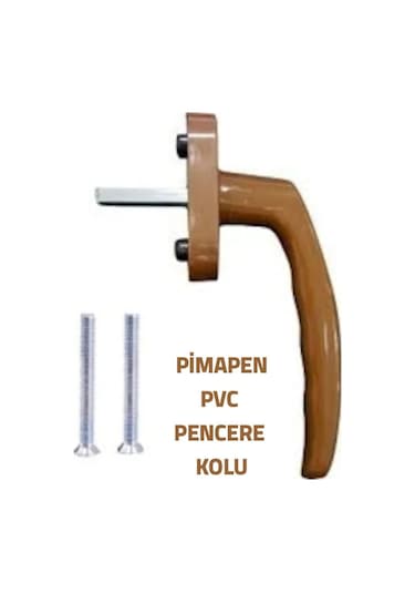 Pimapen Pvc Pencere Kolu Kahverengi Kapı Kolu 2 Yıl Plastik