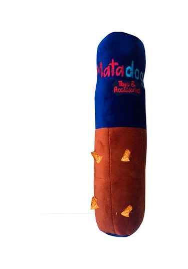Mata Dogs Bone Sesli Kumaş Nakışlı Köpek Oyuncağı 21 x 9 CM