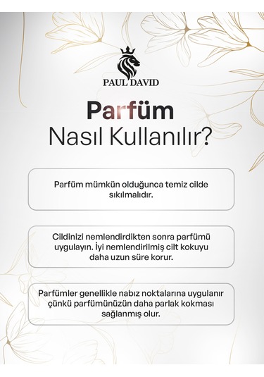 Paul David K-189 Kadın Parfüm EDP 50 ML