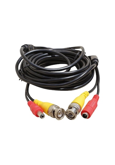 Electroon Cctv Kablo 15Metre Bnc+Power Jak Fişli