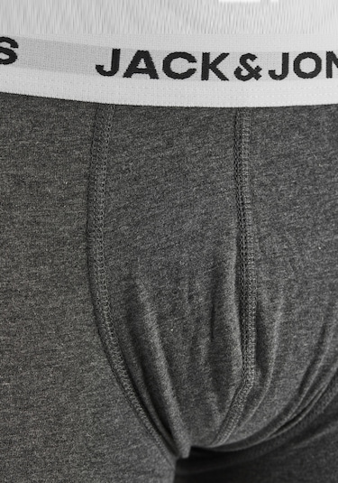 Jack & Jones Erkek Logolu Beli Lastikli 5'Li Boxer Paketi - Basic 12214455 Forest Night