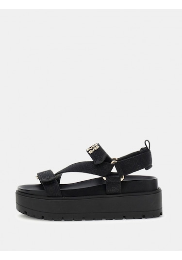 Guess Fetta Kadın Siyah Sandalet Fljfttfal03-black Siyah