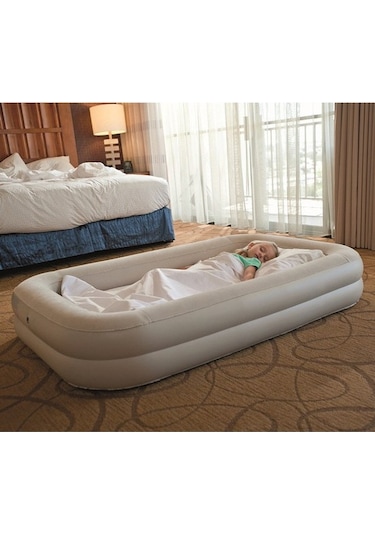 Vardem Intex 66810 Çocuk Seyahat Şişme Yatak Seti + Pompa