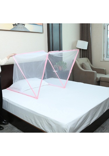 Suntek Kanopisi, Katlanabilir Taşınabilir Yetişkin Pembe-190x160x80cm