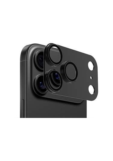 İphone 17 Pro Kamera Lens Koruyucu Cl-20 Siyah