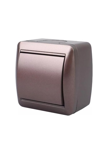 Tdmelectric Kahverengi Tezgahlar İçin Düz Tip Tek Tuşlu Anahtar 206801971