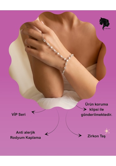 Vip Özel Seri Badem Model Zirkon Taşlı Şahmeran Gümüş