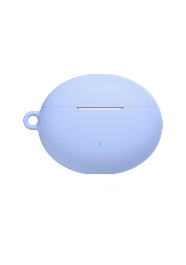 Xiaomi Redmi Tomurcukları 4 Aktif Kulaklık Koruyucu Kılıf Silikon Sevimli Kapak Silikon Saf Renk Kapak Redmi Tomurcukları 4 Aktif Açık Mavi