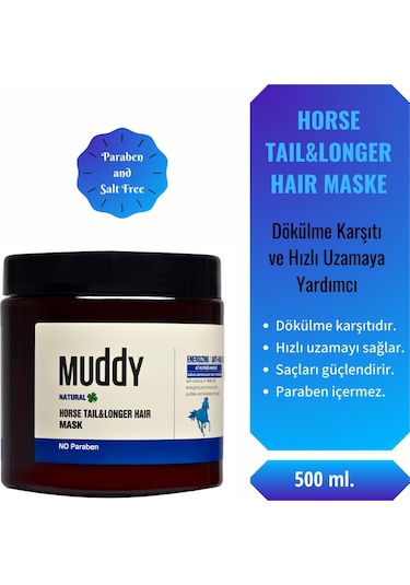 Muddy Horse Tail & Longer Hair Maske 500 ML