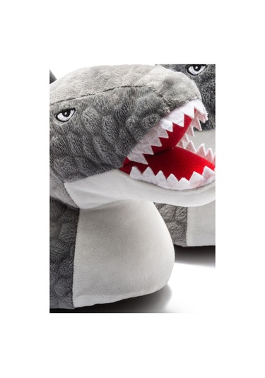 Twigy Ee0565 Tw Tıreks Çocuk Hayvanlı Panduf Gri 31-38 Gri