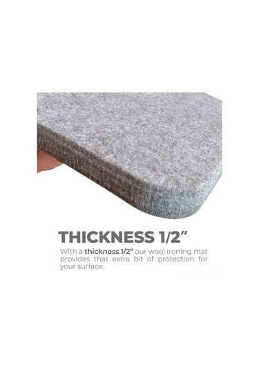 Padalink Yüksek Isı Dayanıklı Yün Felt Ironlama Matı, 14x14 İnç, Ev Ve El Sanatları İçin Üstün Sonuçlar Diğer