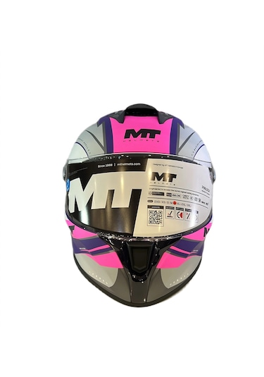 Mt Helmets Targo S Outside C8 Kapalı Motosiklet Kaskı Pembe