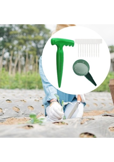 Trendooze Tohum Ekici Seti - Profesyonel Taşınabilir Toprak Uygulama Aleti