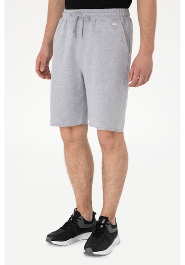 U.s. Polo Assn. Erkek Gri Melanj Şort Örme 50307289-vr086 GRI MELANJ