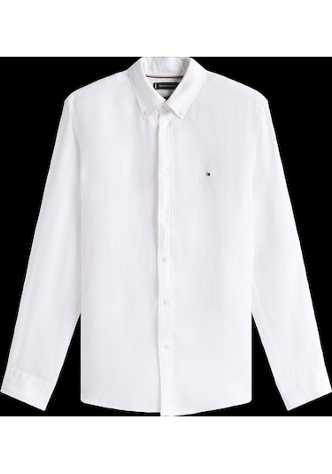 Pıgment Dyed Lı Solıd Rf Shırt Erkek Beyaz Gömlek - Mw0mw34602 Beyaz