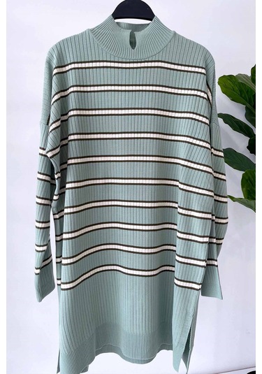 Lady Triko Tunik - Yeşil