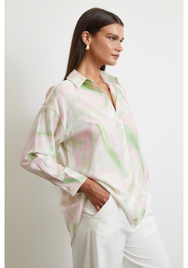 Deniz Esintisi Gömlek Pembe Pembe